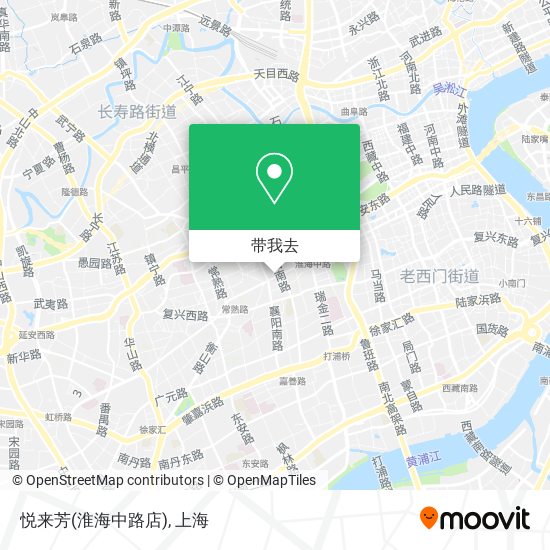 悦来芳(淮海中路店)地图