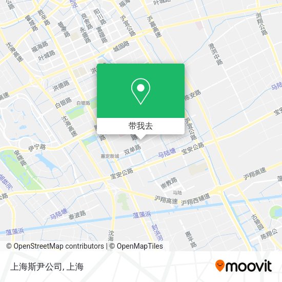 上海斯尹公司地图