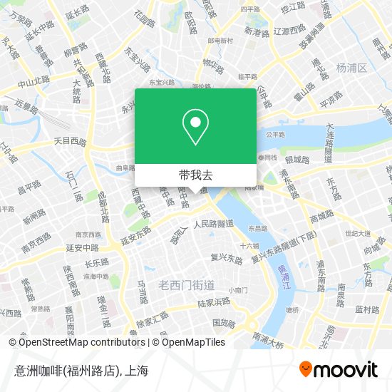 意洲咖啡(福州路店)地图