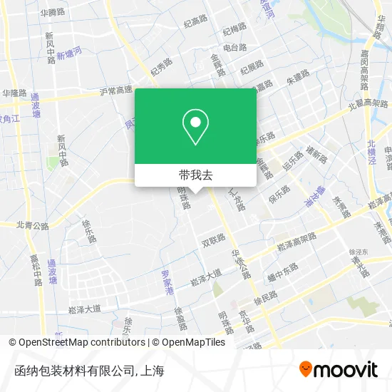 函纳包装材料有限公司地图