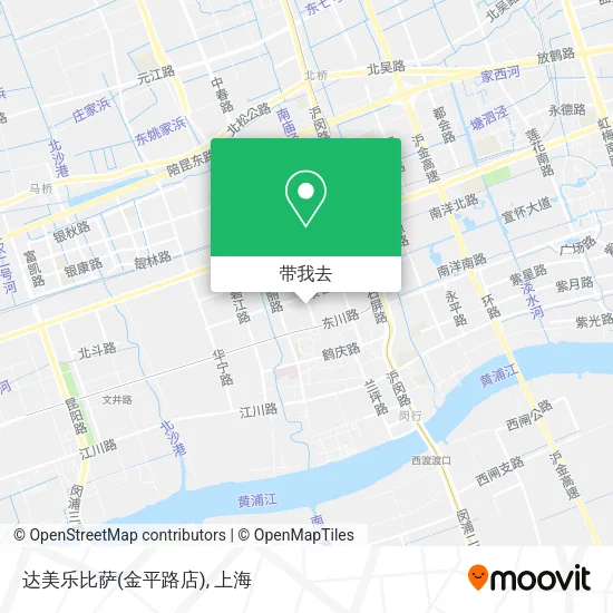 达美乐比萨(金平路店)地图