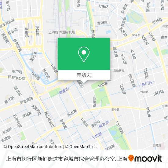 上海市闵行区新虹街道市容城市综合管理办公室地图