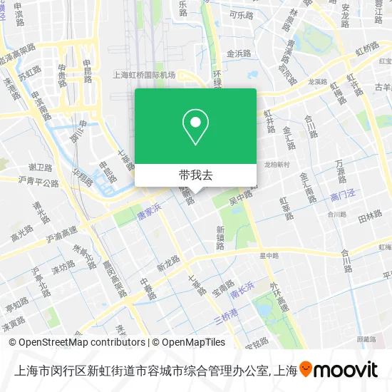 上海市闵行区新虹街道市容城市综合管理办公室地图