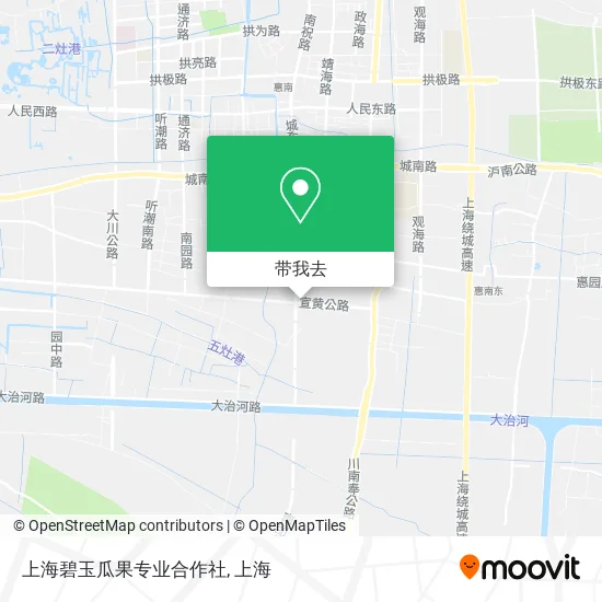 上海碧玉瓜果专业合作社地图