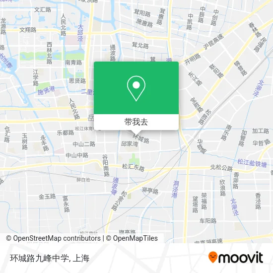 环城路九峰中学地图