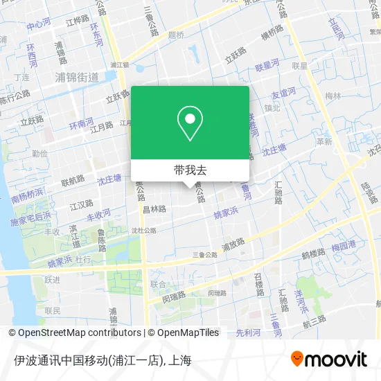 伊波通讯中国移动(浦江一店)地图