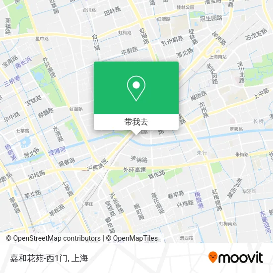 嘉和花苑-西1门地图