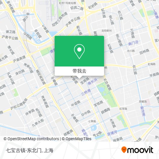 七宝古镇-东北门地图