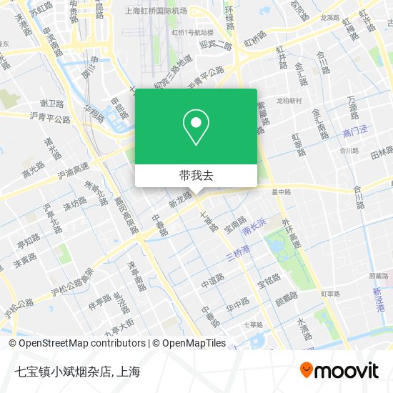 七宝镇小斌烟杂店地图