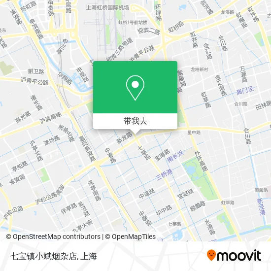 七宝镇小斌烟杂店地图