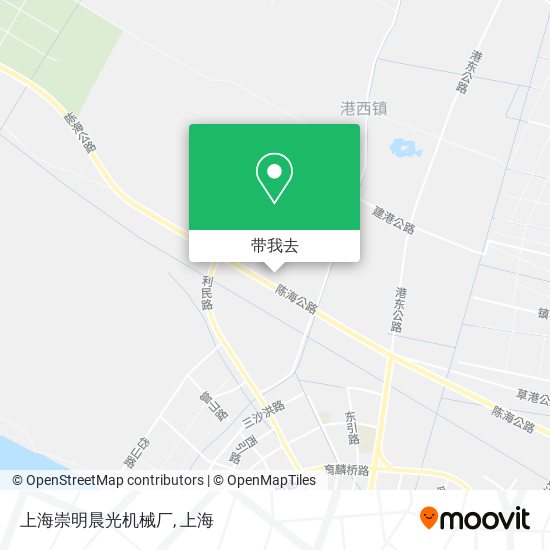 上海崇明晨光机械厂地图