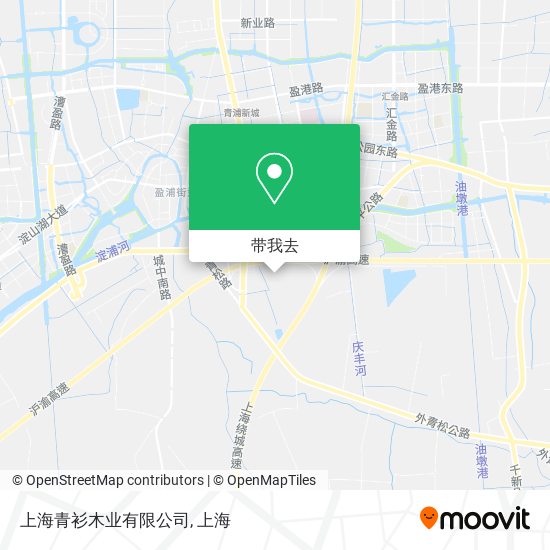 上海青衫木业有限公司地图