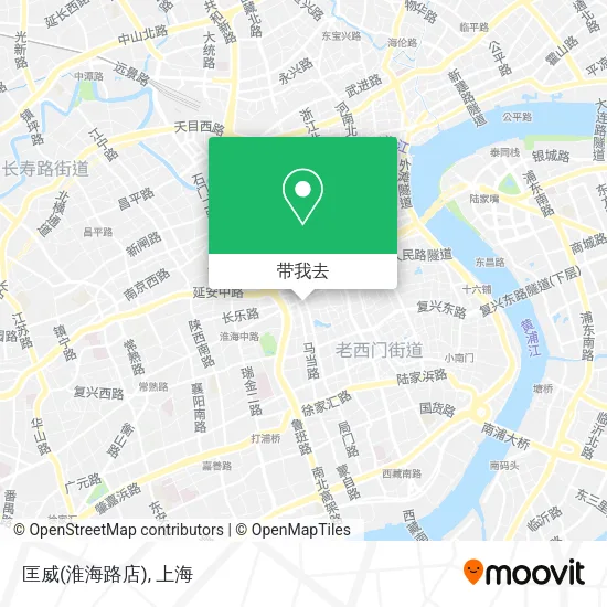 匡威(淮海路店)地图