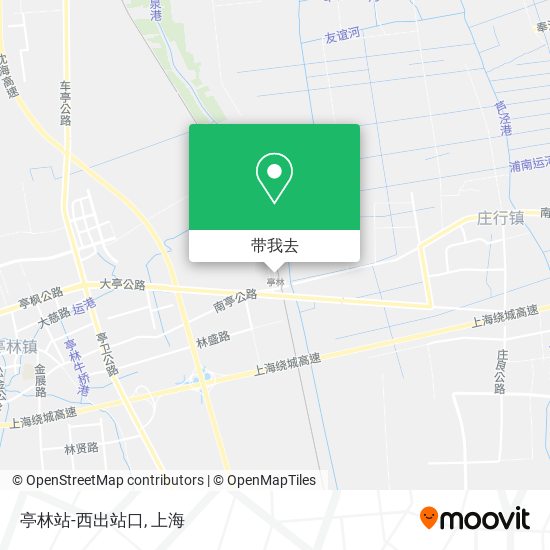 亭林站-西出站口地图