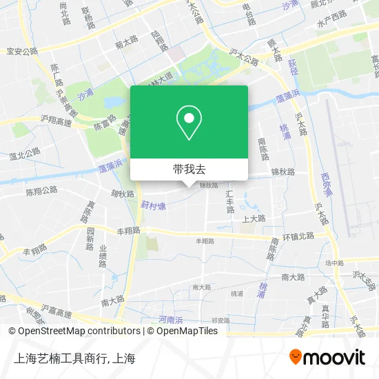 上海艺楠工具商行地图