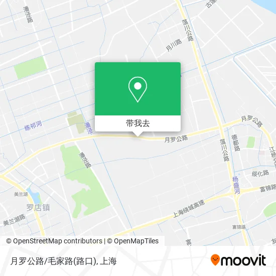 月罗公路/毛家路(路口)地图