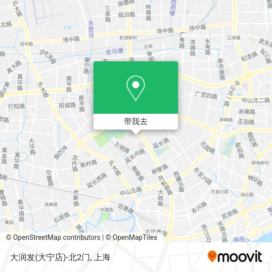大润发(大宁店)-北2门地图