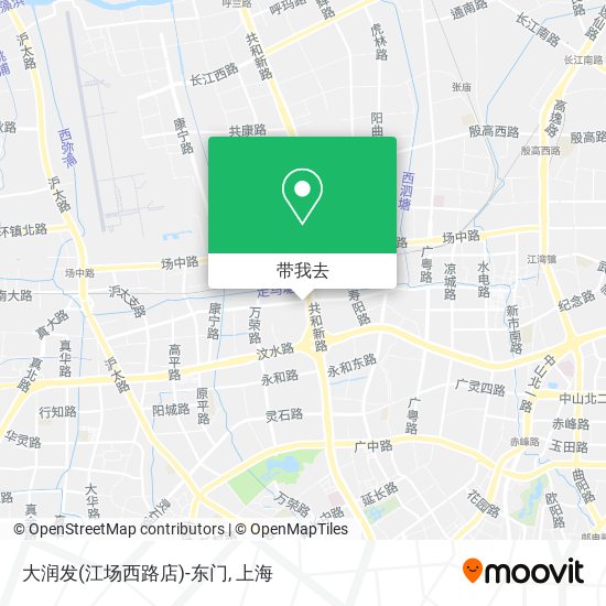 大润发(江场西路店)-东门地图