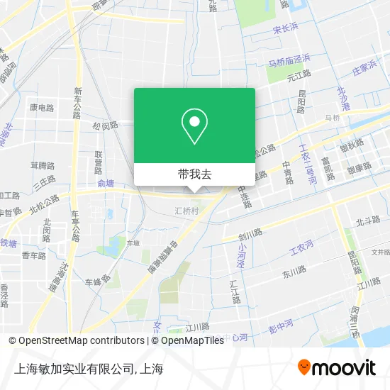 上海敏加实业有限公司地图