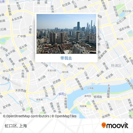 虹口区地图