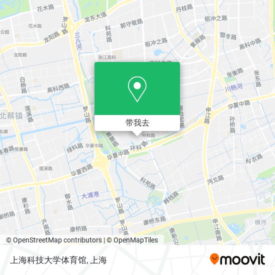上海科技大学体育馆地图