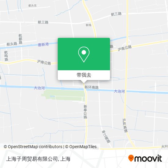 上海子周贸易有限公司地图