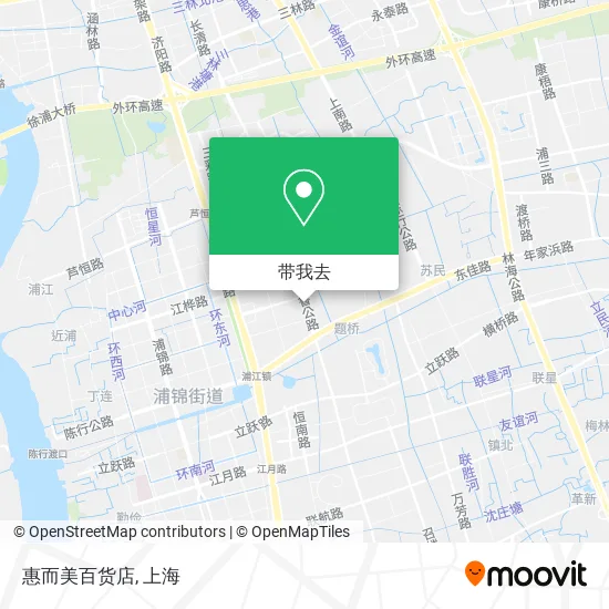 惠而美百货店地图