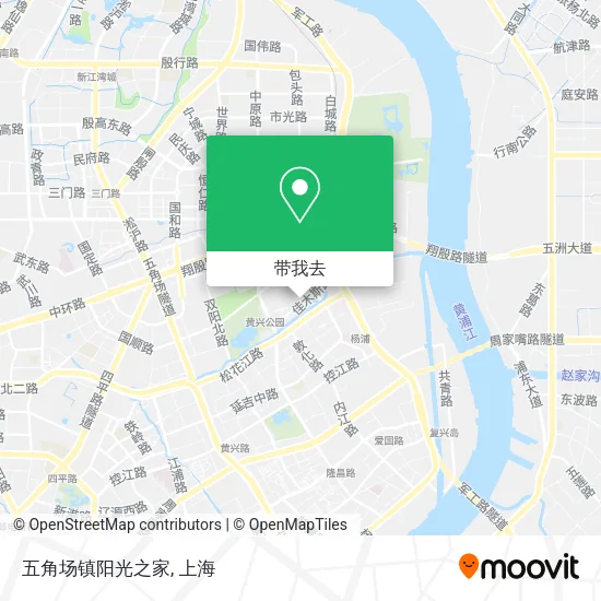 五角场镇阳光之家地图