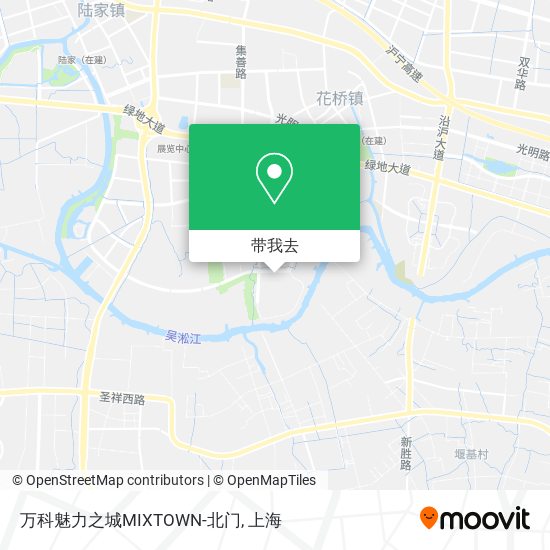 万科魅力之城MIXTOWN-北门地图
