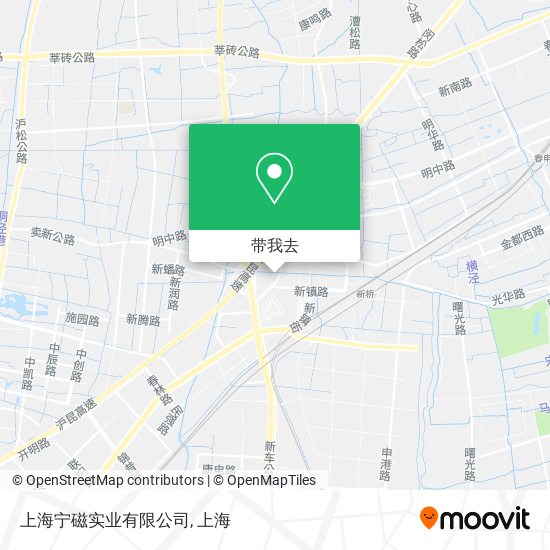 上海宁磁实业有限公司地图