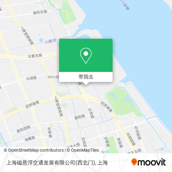 上海磁悬浮交通发展有限公司(西北门)地图