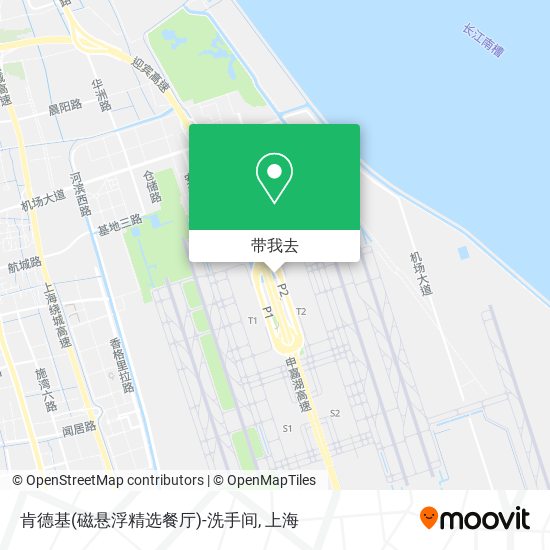 肯德基(磁悬浮精选餐厅)-洗手间地图