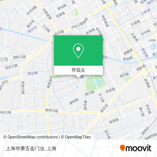 上海华秉五金门业地图
