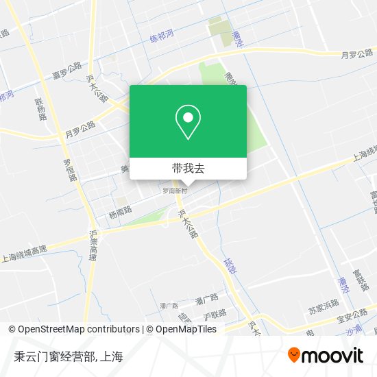 秉云门窗经营部地图