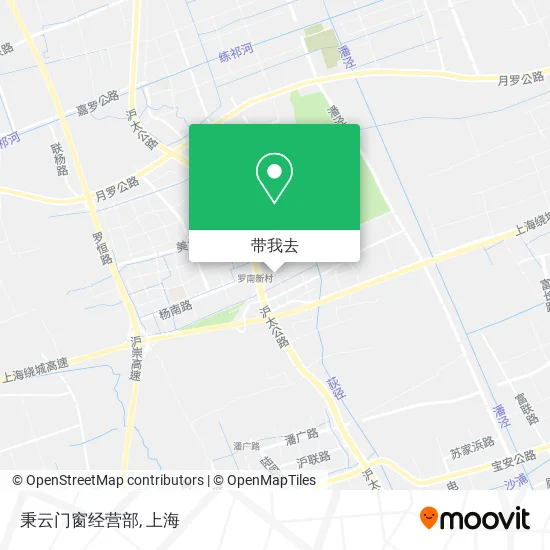 秉云门窗经营部地图