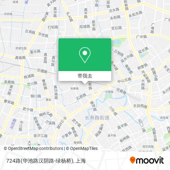 724路(华池路汉阴路-绿杨桥)地图