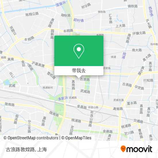 古浪路敦煌路地图