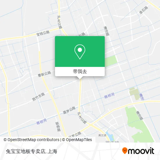 兔宝宝地板专卖店地图