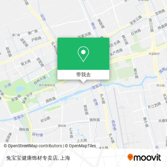 兔宝宝健康饰材专卖店地图