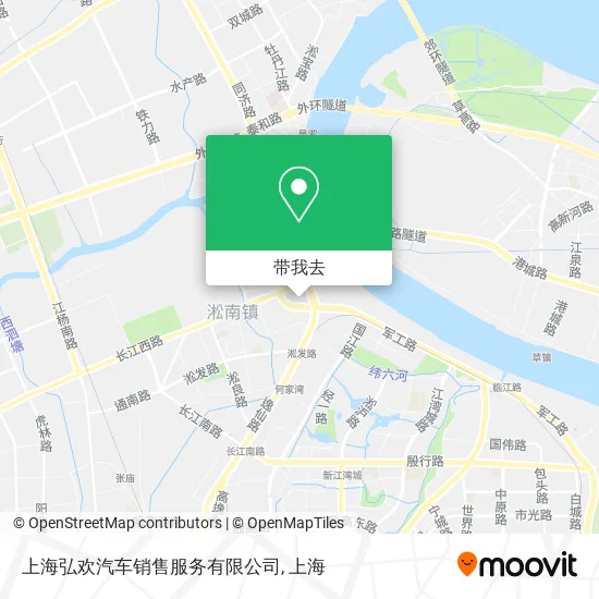 上海弘欢汽车销售服务有限公司地图