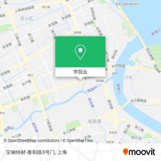 宝钢特材-泰和路3号门地图
