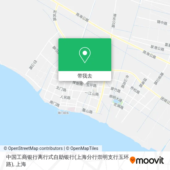 中国工商银行离行式自助银行(上海分行崇明支行玉环路)地图