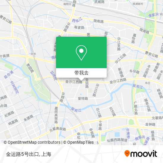 金运路5号出口地图