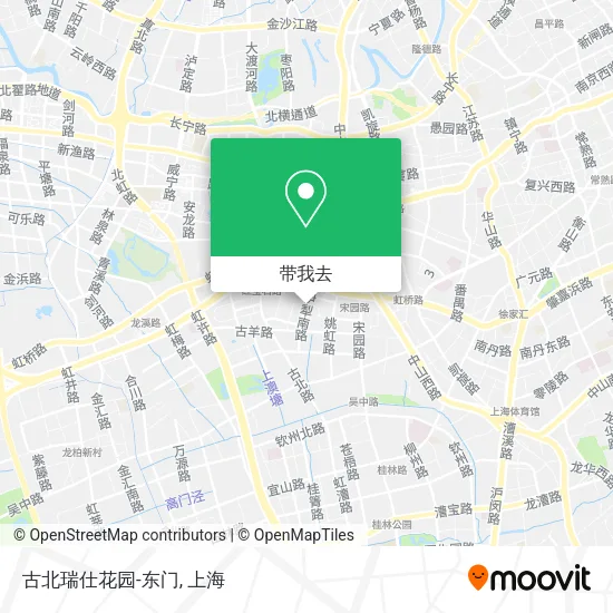 古北瑞仕花园-东门地图