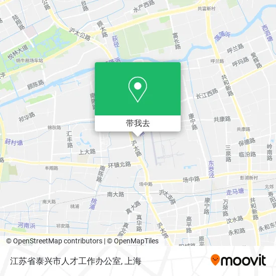 江苏省泰兴市人才工作办公室地图