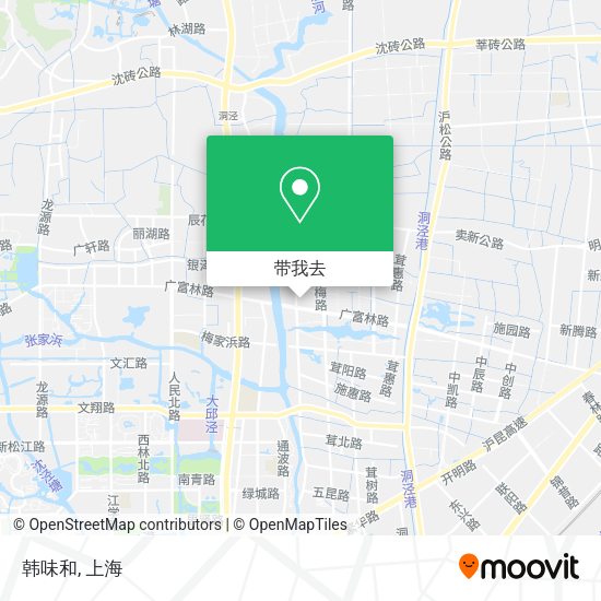 韩味和地图