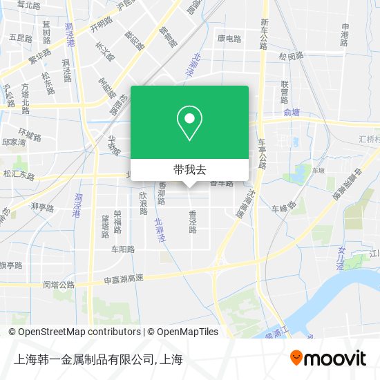 上海韩一金属制品有限公司地图