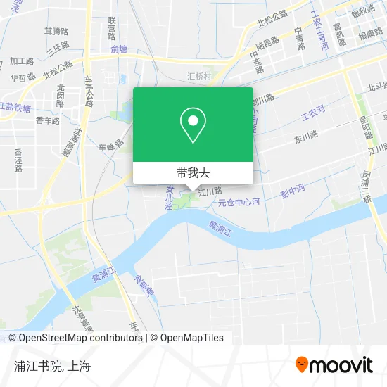 浦江书院地图