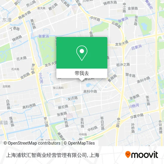 上海浦软汇智商业经营管理有限公司地图
