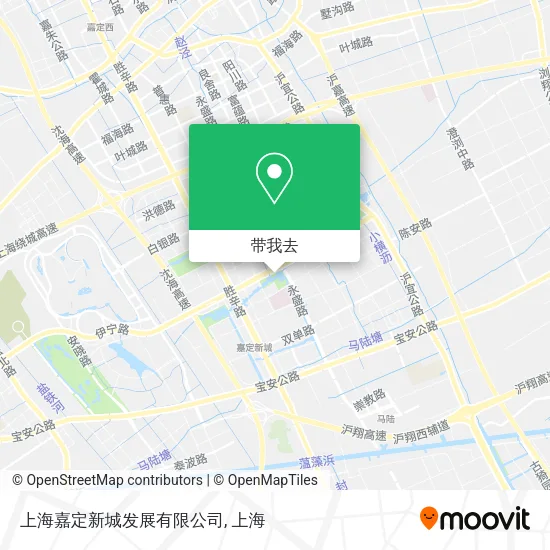 上海嘉定新城发展有限公司地图